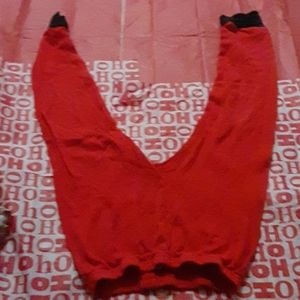 Red leggings